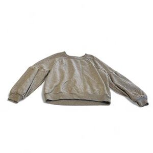 Light Grey Crewneck Sweatshirt Aerie